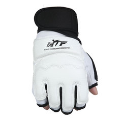 Customized Taekwondo training props for competitions, half-finger protective gloves and foot covers for adults and children, custom printed LOGO