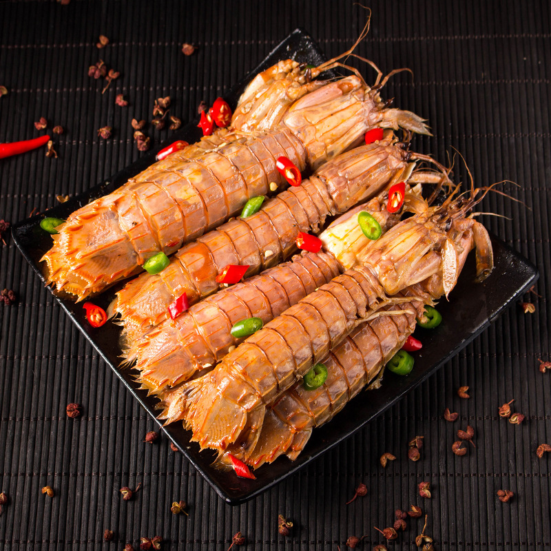 [Canned]East Kai food precooked and ready to be eaten Canned leisure time snacks Spicy and spicy Seafood snacks Pipi shrimp Mantis Shrimp