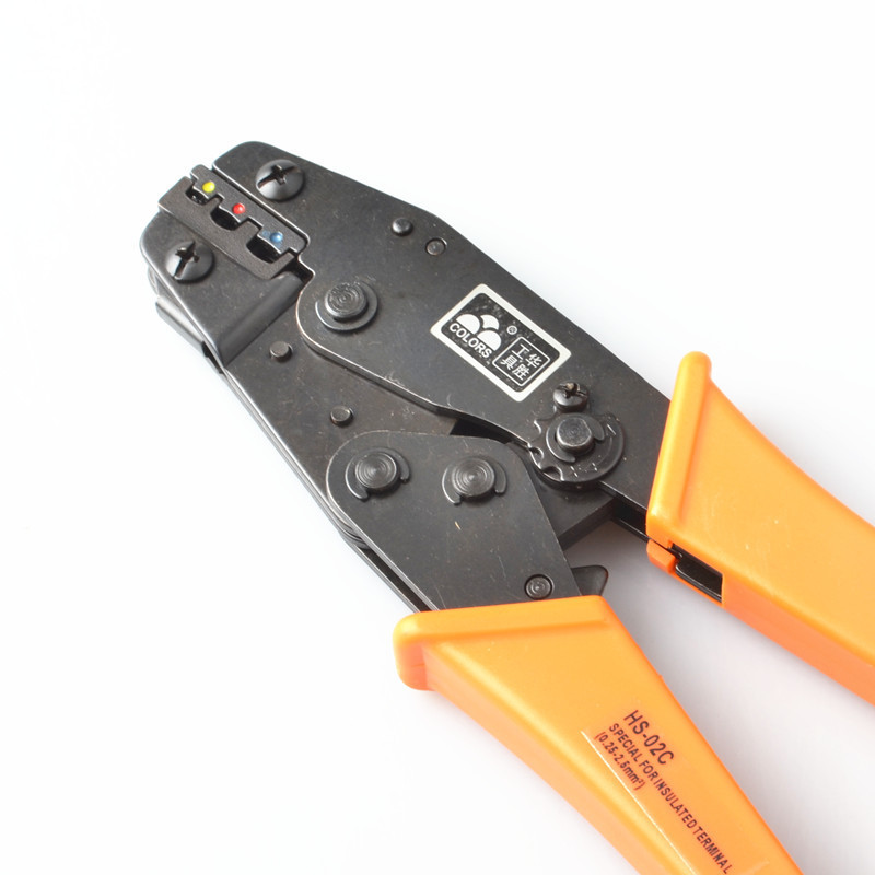 HS-02C 0.25-2.5 预绝缘及管形端子压接钳0.5-2.5mm HS-02WF2C
