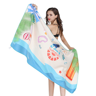 Cross border Specifically for Quick-drying Beach towel Bodybuilding Absorbent towel Swimming Quick drying Bath towel