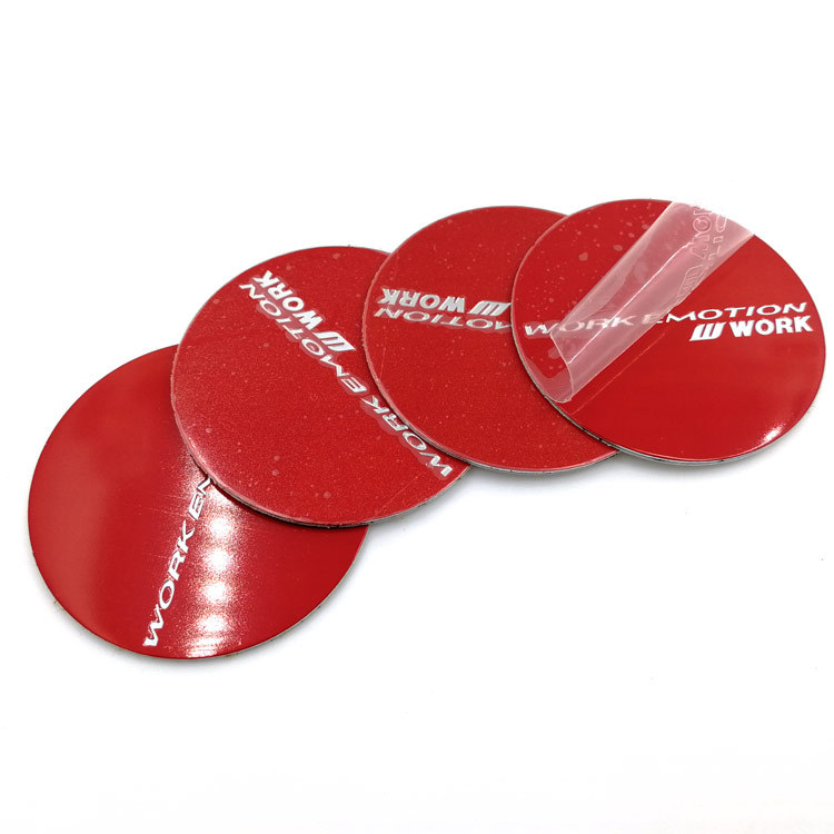Modified Work Wheel Hub Stickers 45mm 50mm 56.5mm Car Wheel Hub Decals Aluminum Alloy Car Stickers Aluminum Logo