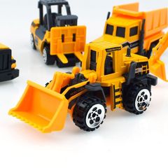Children's toy slide alloy engineering dump truck excavator road roller mixer forklift engineering vehicle model