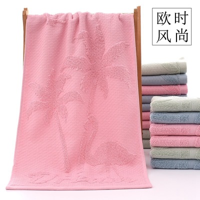 新款推荐 欧风纱布毛巾35*75cm简约网格毛圈纯棉礼品毛巾定制logo|ms