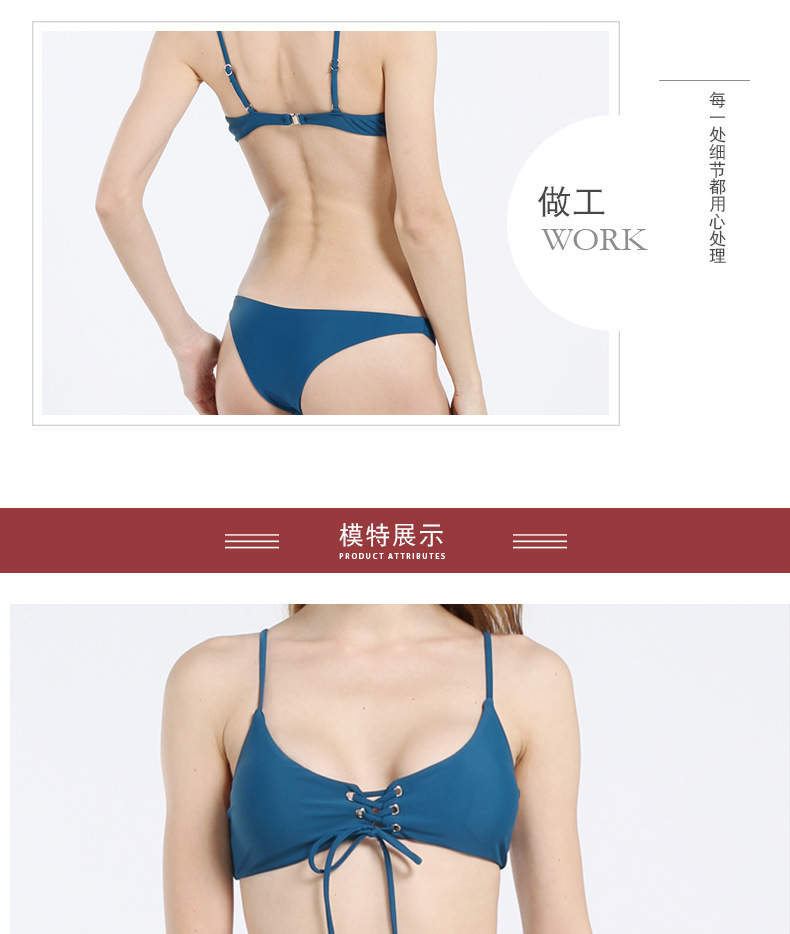 Cotton FashionBikini(Black-s)Swimwear NHHL2044-Black-s