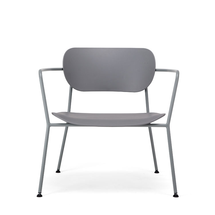 2022新款PP现代休闲椅时尚简约风格塑胶餐椅大号扶手休闲椅|ms