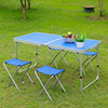 outdoors fold advertisement Street vendor Tables and chairs simple and easy outdoors activity Table install Foldable table