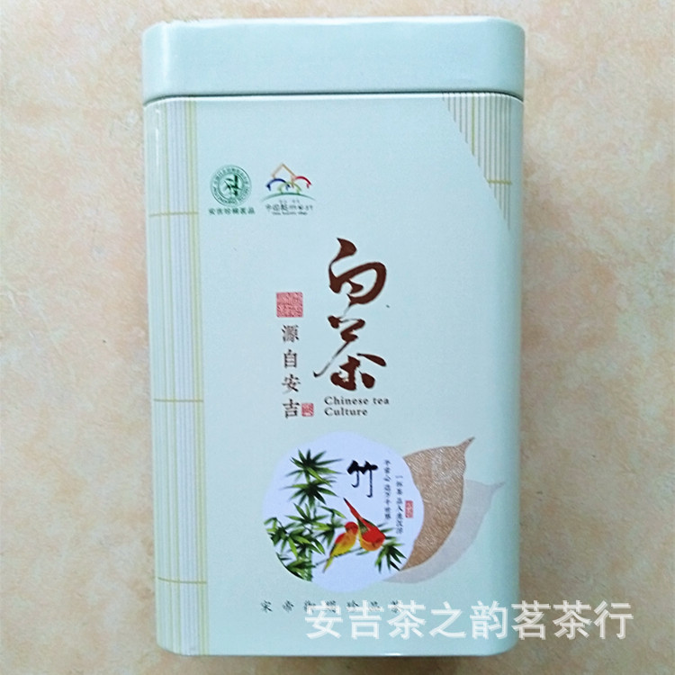 Angelina Spring Rare white tea Mountain tea Phoenix shaped Anji white Origin supply 100 G canned