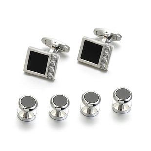 Dress cufflinks jewelry diamond button fashion business French style dress cuff cufflinks