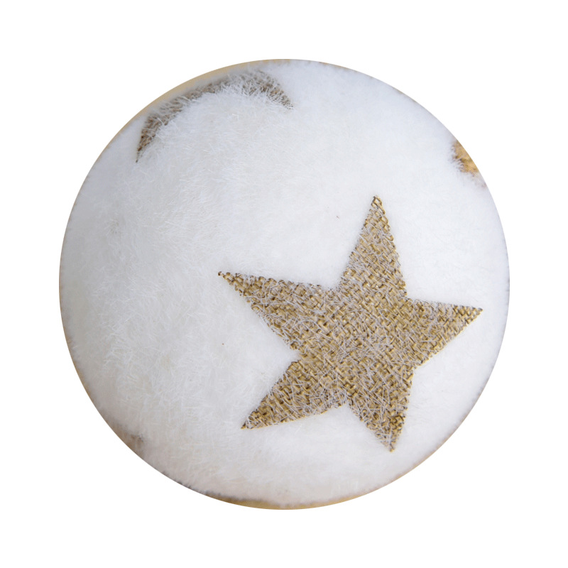 Bola de Navidad de espuma blanca de 8 cm, bola de decoración para árbol de Navidad, adorno colgante para ventana, suministros de decoración
