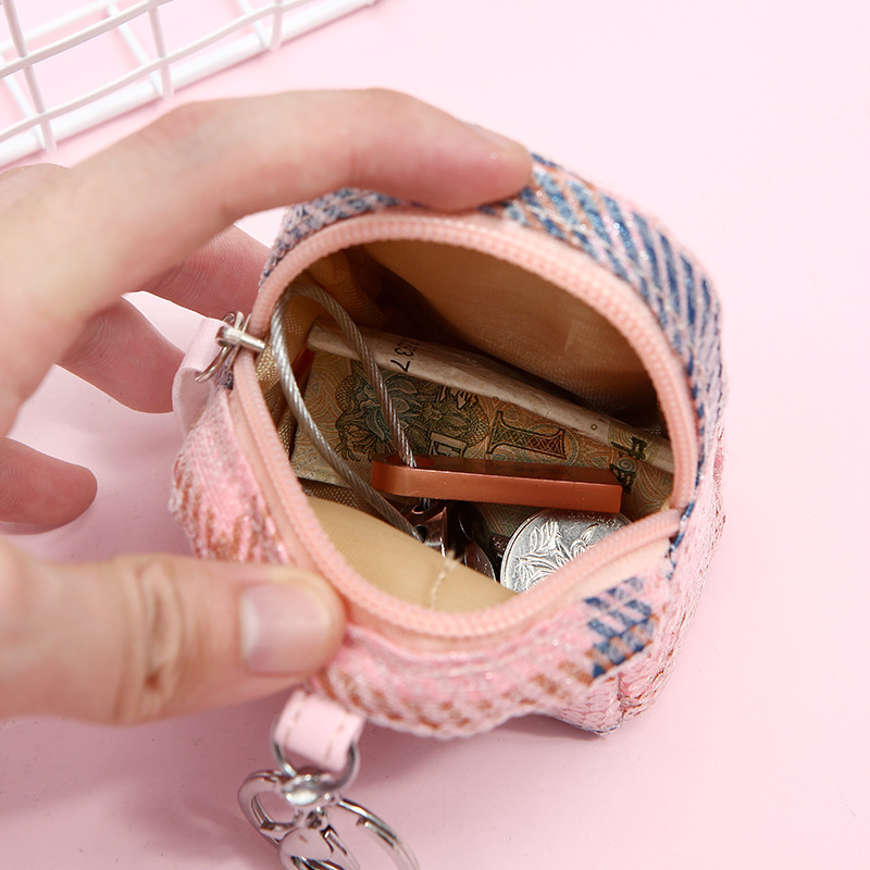 Hot-saling Fashion Ladies Clutch Sequins Plaid Shell Mini Backpack Coin Purse Wholesale display picture 6