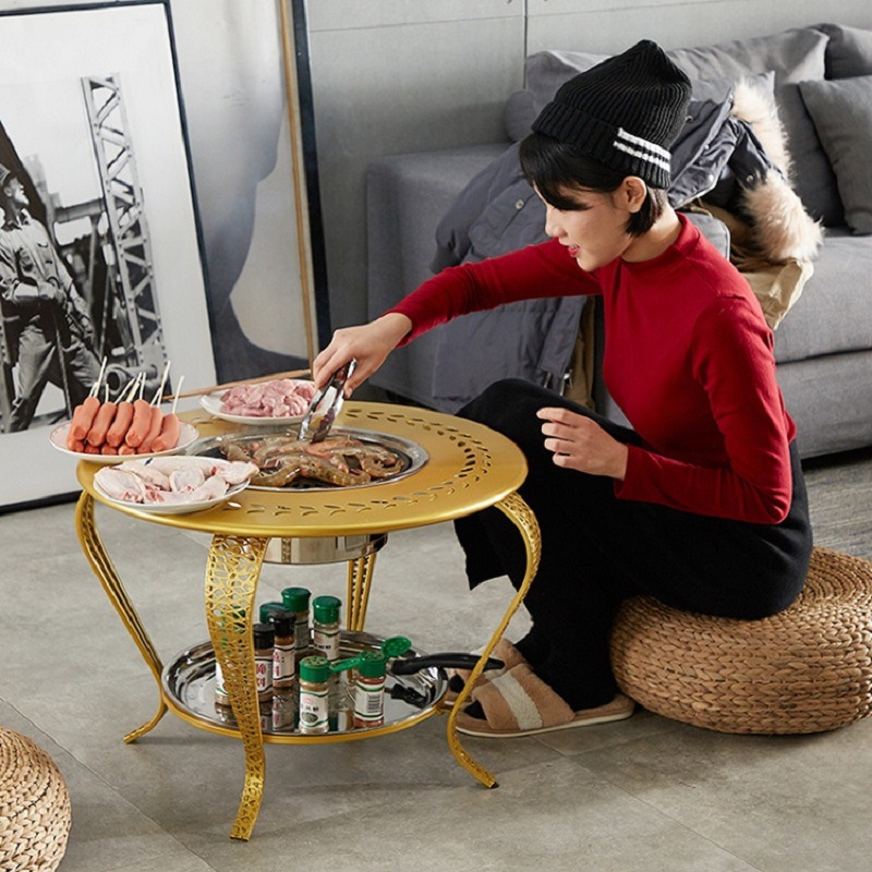 取暖炉子家用煤炭户外烧烤架无烟碳火炉木炭火盆烤火炉室内炭火盆|ms