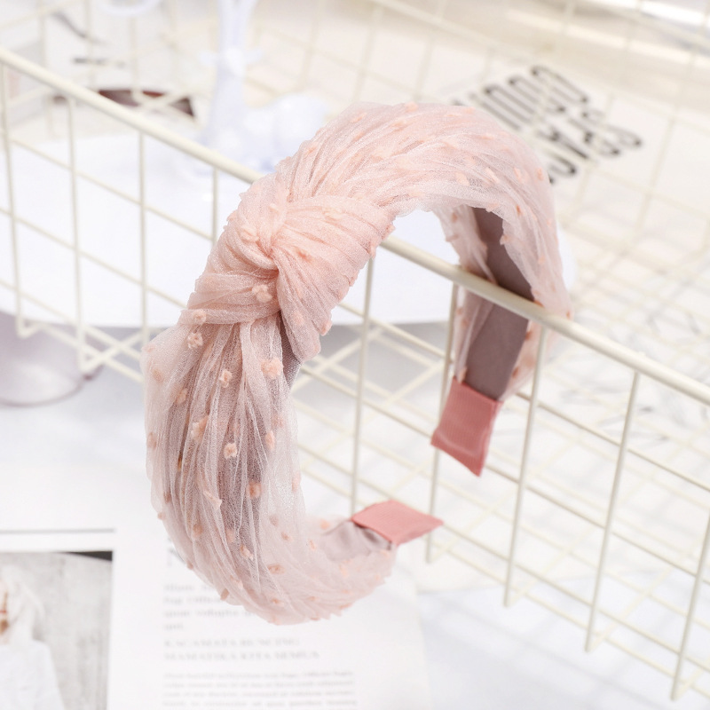 South Korea's new lace silk yarn headband hair accessories headband