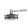 Round handle 304 Stainless steel hygiene Globe valve ASME BPE BALL VALVE