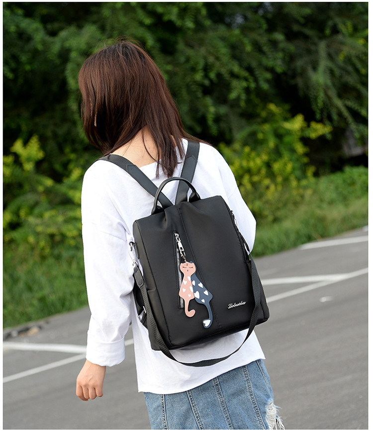 Functional Backpack Bags Type Waterproof Letter School Daily Women's Backpack Functional Backpack