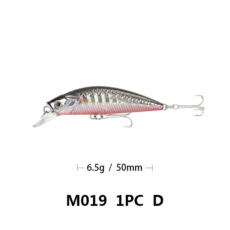 Sinking Minnow Fishing Lures 55mm 6.5g Hard Plastic Baits Fresh Water Bass Swimbait Tackle Gear