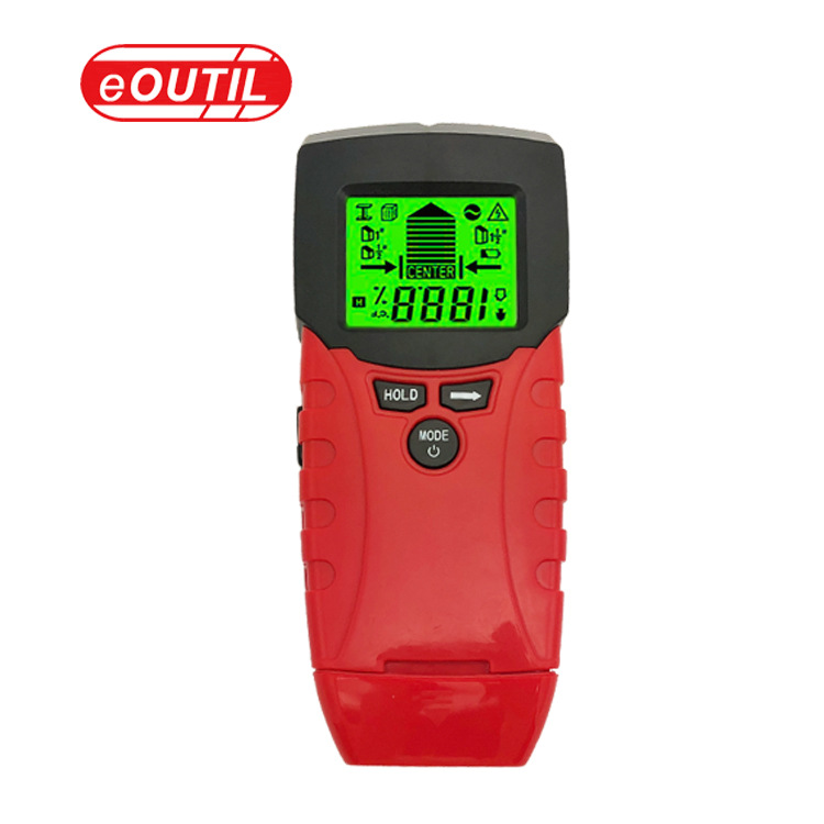TM100 四合一多种功能墙体探测仪 数显水平尺 带木材湿度测试功能