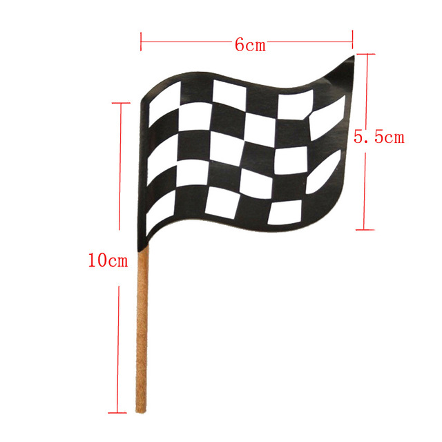供应f1赛车旗插旗生日蛋糕装饰情景插旗赛车黑白格子牙签旗包邮 价格 厂家 哪里买 我有货 B 5yoho Cn