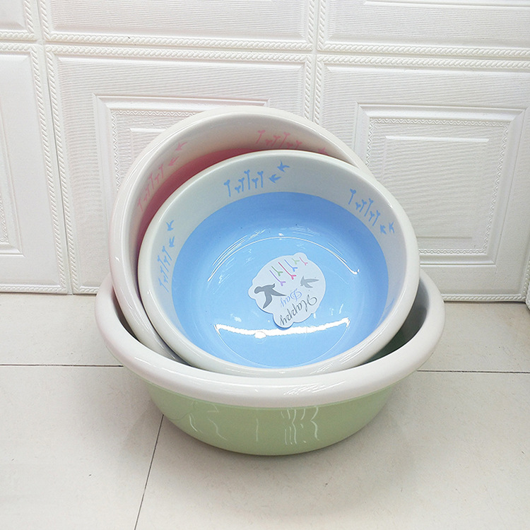two-color fashionable plastic hygienic washbasin for home use for…