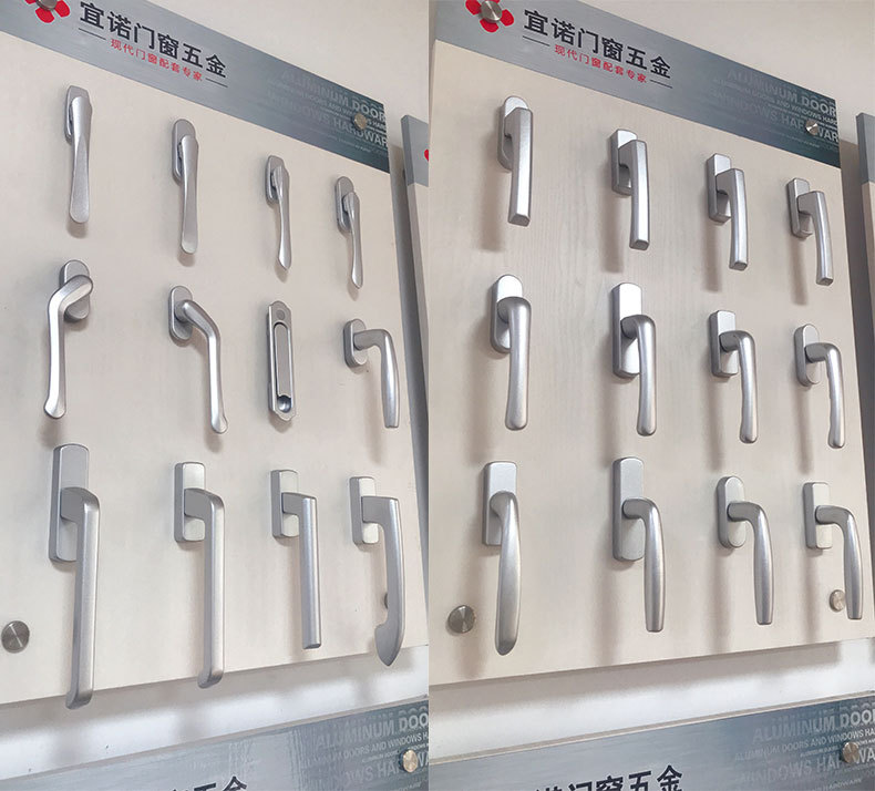 好博款方轴执手断桥氧化把手 喷涂执手锁铝型材门窗配件两点执手-阿里巴巴