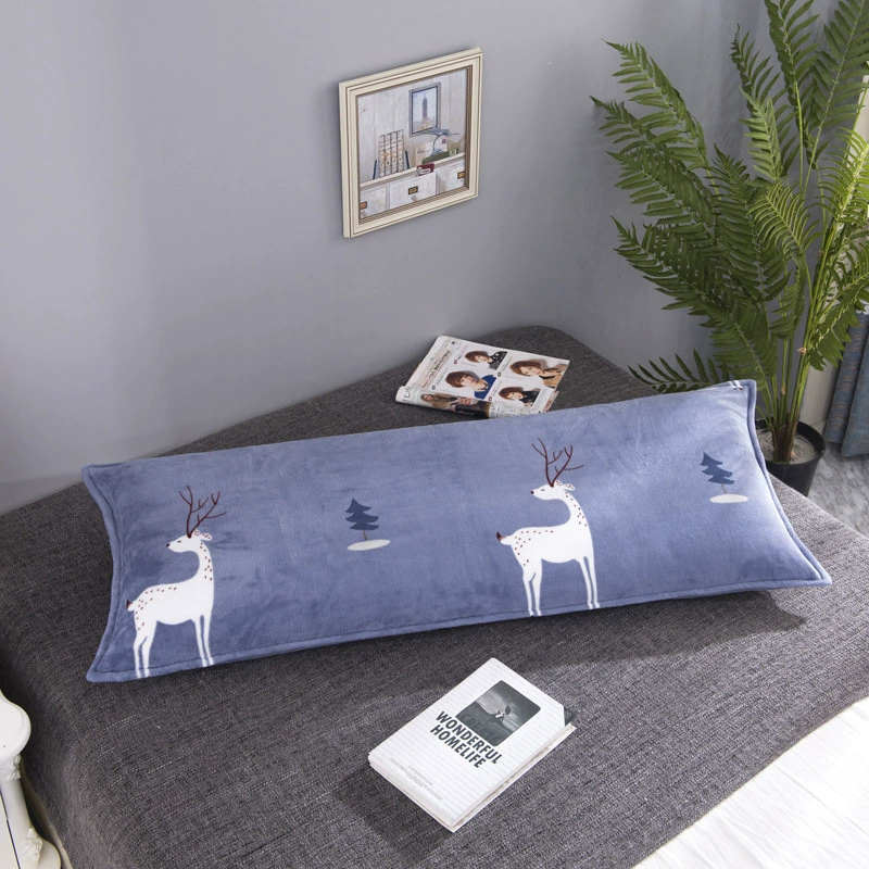 Keep warm coral flannel pillowcase, upgraded version