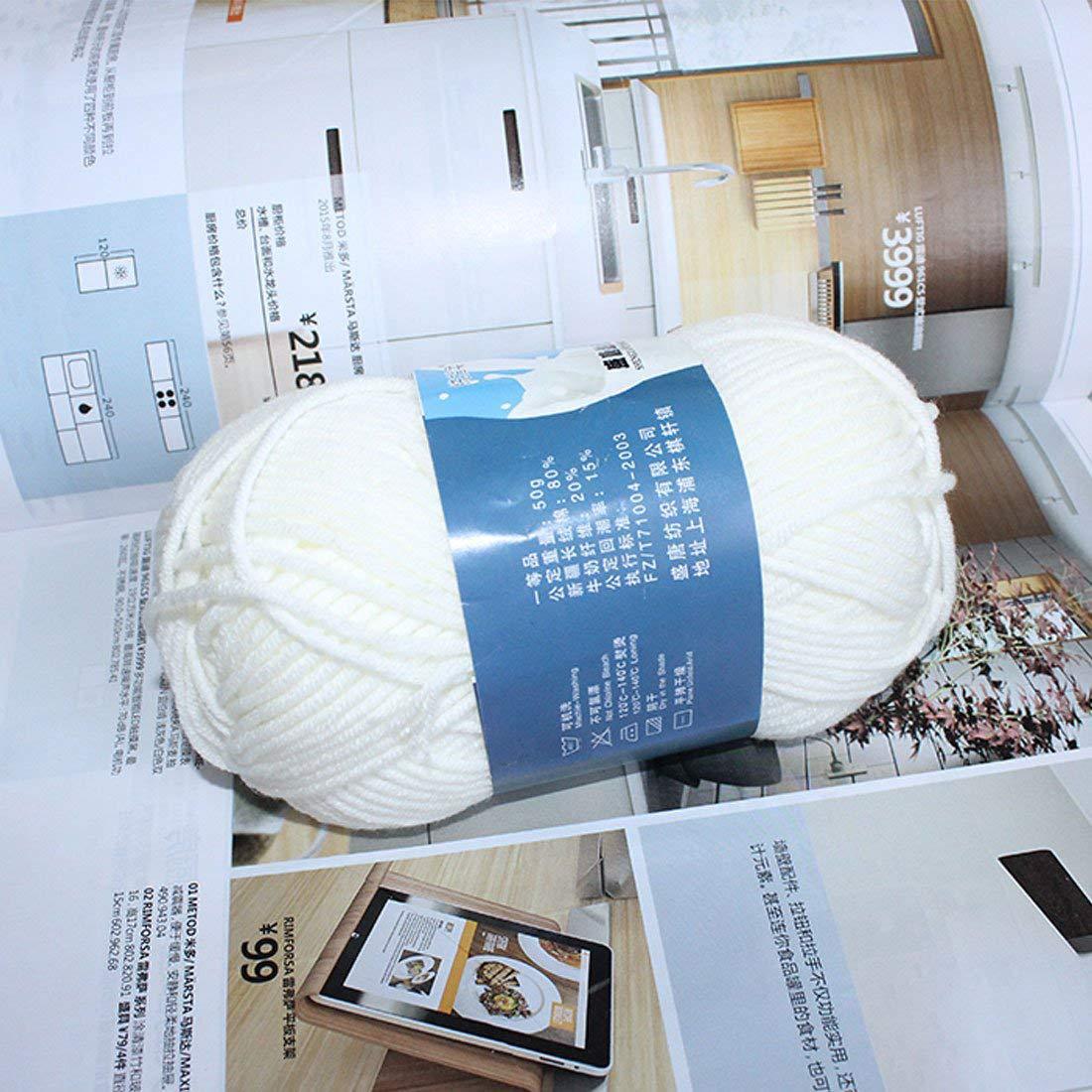 牛奶棉毛线宝宝毛线中粗手编线毛线织毛衣线羊毛针织线一件代发|ms