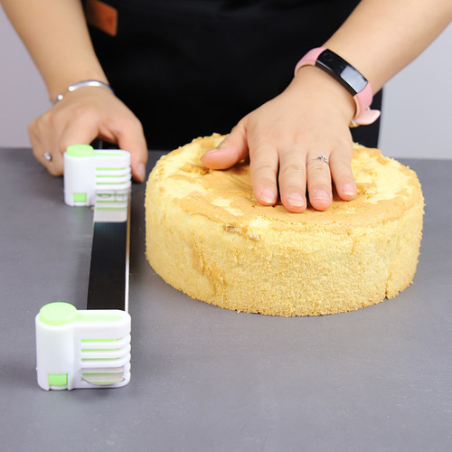 10 12 14 inch stainless steel wooden handle bread serrated knife cake slice mousse flat cutter baking tool