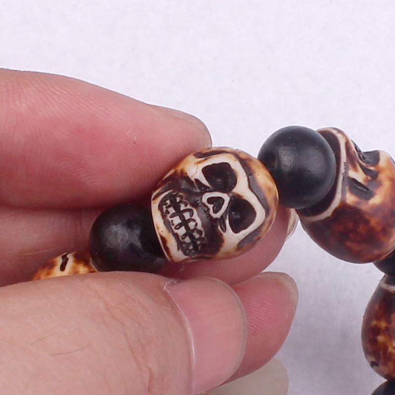 Fashion Skull Plastic Resin Unisex Bracelets 1 Piece display picture 3