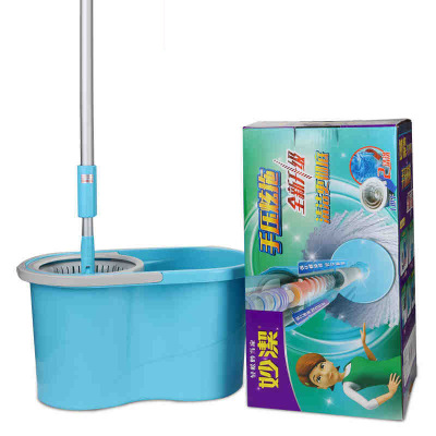 Miao Jie Rotating mop Hand pressure rotate Mop Mop Single barrel drive Foot Hand wash Mop