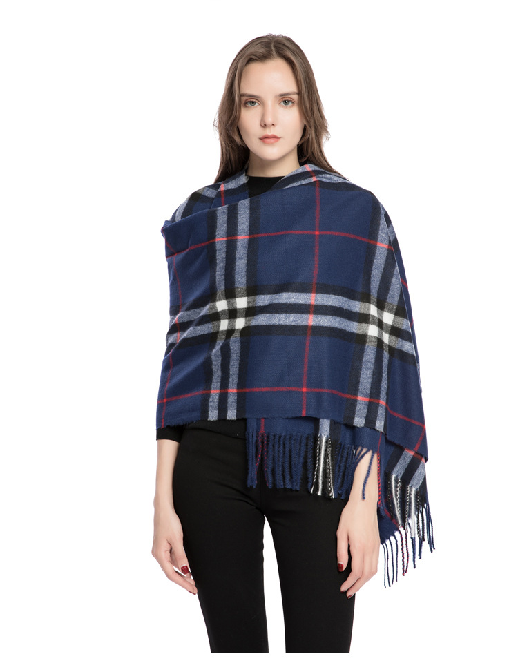 巴宝莉 巴巴格围巾 明星同款