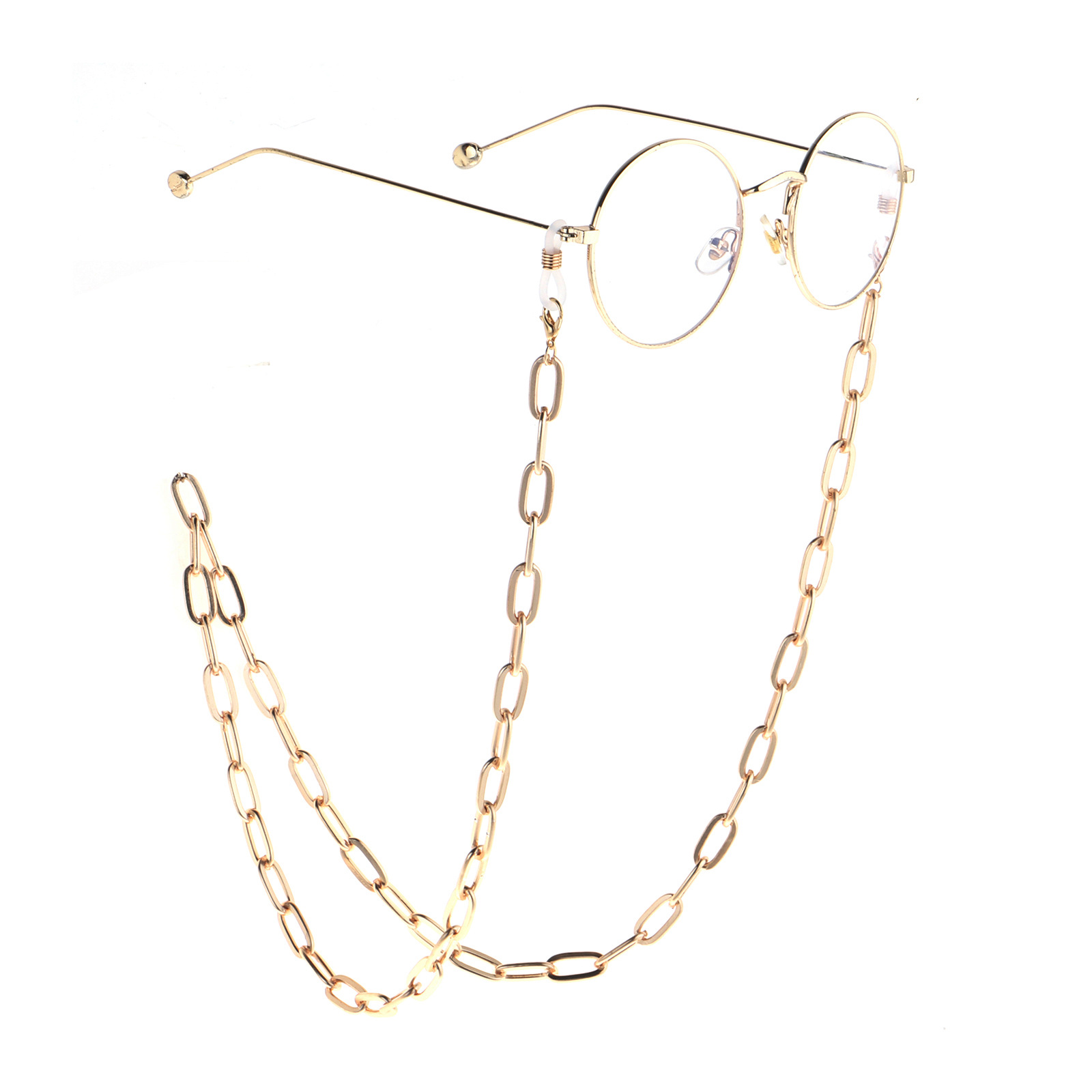 Fashion Simple Thick Glasses Rope Glasses Chain Non-slip display picture 10