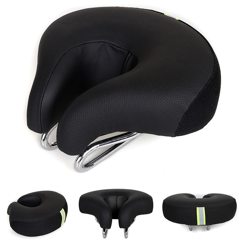 New nasal-free bicycle saddle road mountain bike thickened super soft cushion armless bicycle Magic Cushion New nasal-free bicycle saddle road mountain bike thickened super soft cushion armless bicycle Magic Cushion