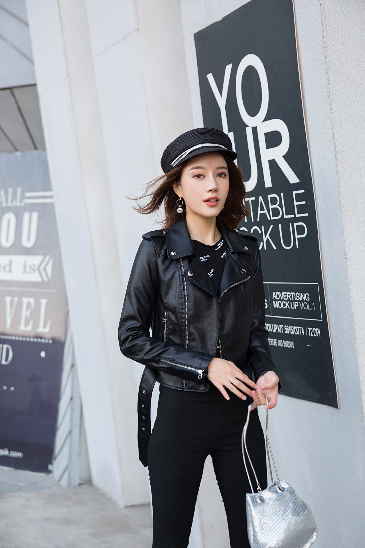 Veste cuir femme en PU - Ref 3331766 Image 8