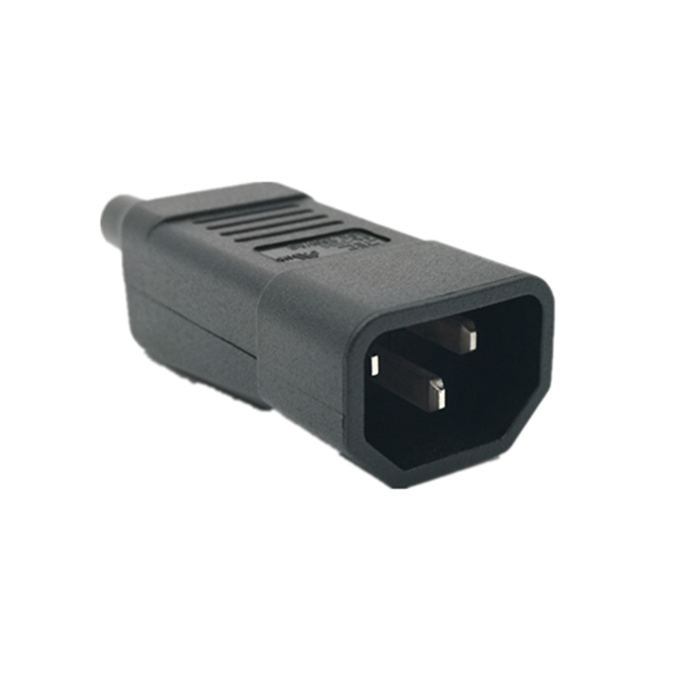 厂家直销台湾JEC  JA-2233 带保险丝环保阻燃免焊接品字头IEC插头