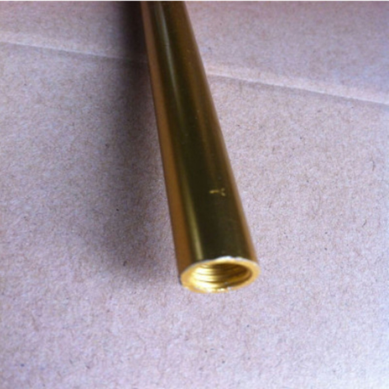 供应6063彩色氧化铝管喷砂 铝管攻牙丝印激光镭雕 可定制铝管加工