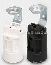 水晶灯蜡烛管套用E14塑料蜡烛灯座带支架 小螺口灯座