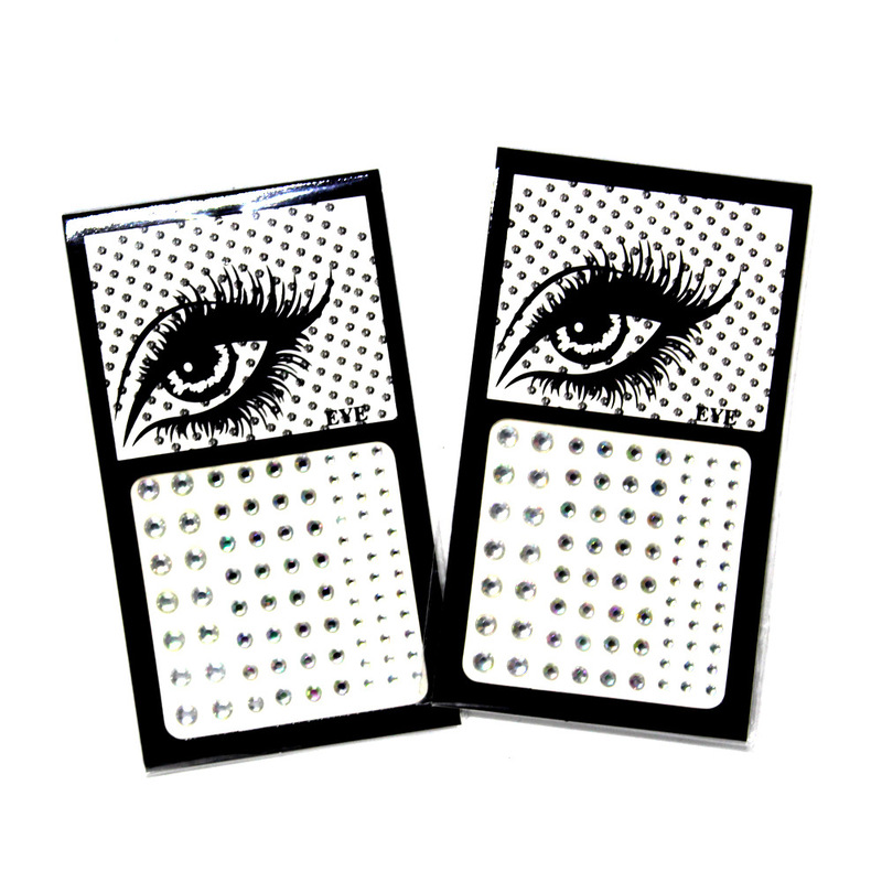 Eyebrow with sticky diamond stick forehead rhinestone stick adhesive acrylic stick drill stage performance Eye Stick drill Eyebrow with sticky diamond stick forehead rhinestone stick adhesive acrylic stick drill stage performance Eye Stick drill