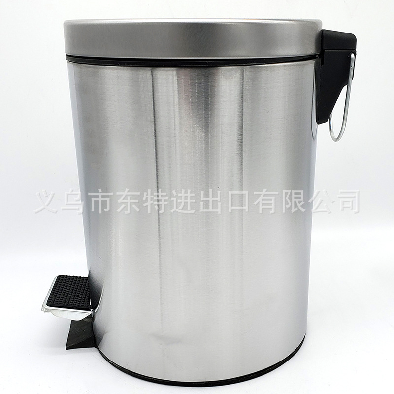 不锈钢脚踏垃圾桶宾馆酒店厕所卫生桶分类垃圾桶日用家居桶客房桶详情图10