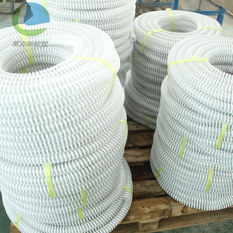 PVC塑筋软管  塑筋螺旋增强软管PVC塑筋软管通风吸尘排水管
