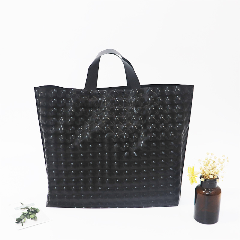 磨砂包装袋美妆袋子服装店压纹礼盒大号手提袋