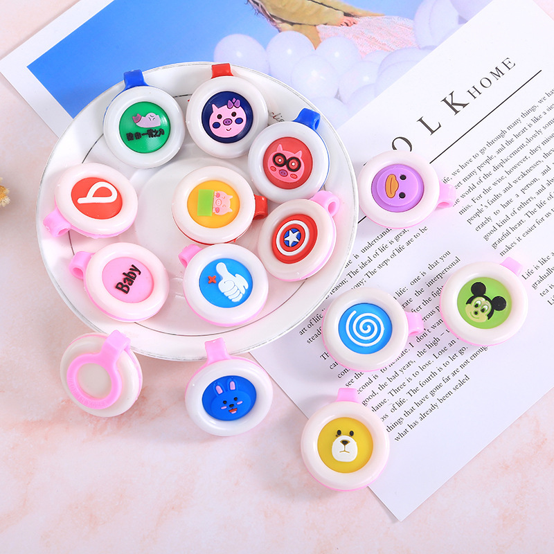 夏季驱蚊扣卡通儿童防蚊夹子扣户外孕妇固态植物精油厂家批发|ms