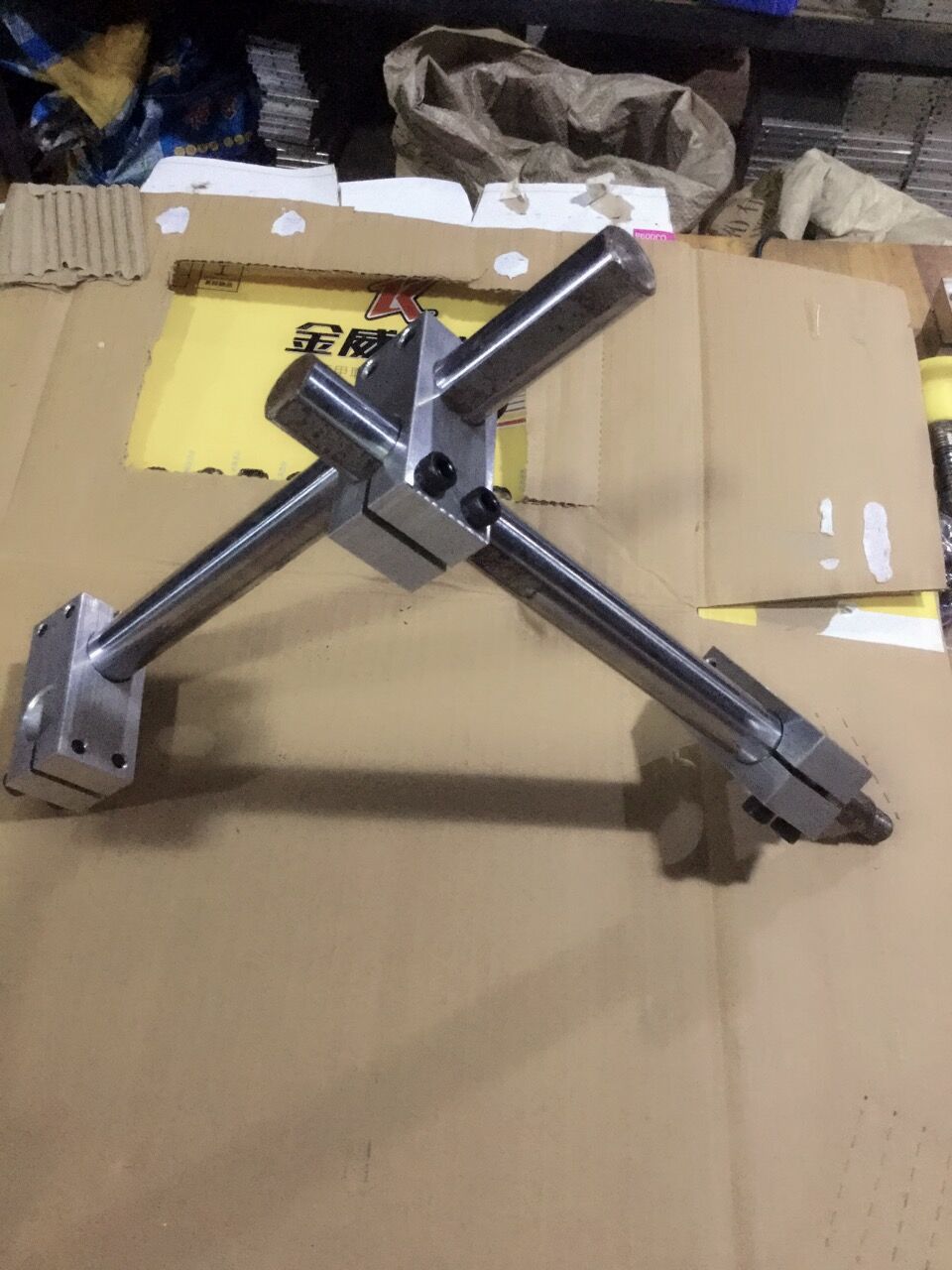 双螺丝孔十字夹大全双螺丝锁紧固定夹大全光轴支架固定连接件头