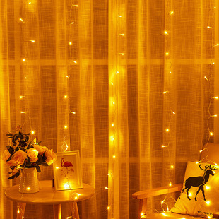 Европейские и американские светодиодные лампы 3*3 метра 300 светов рождественские световые батончики декоративные светильники