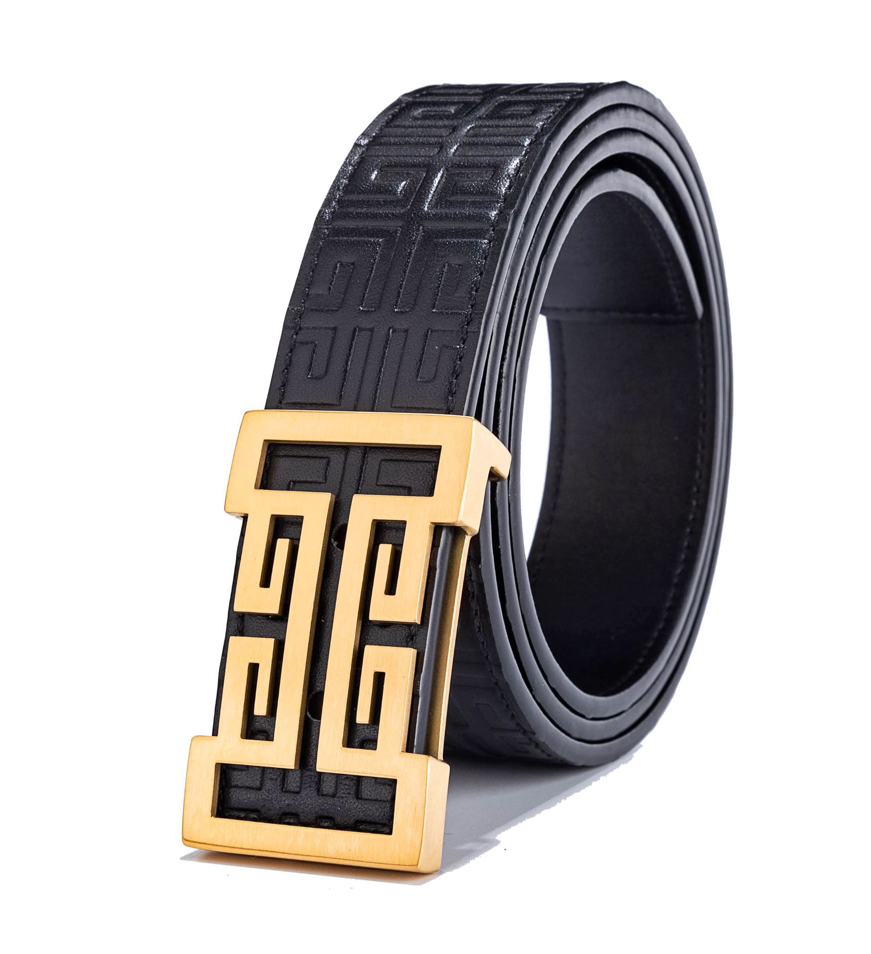 Elite quality double-sided import leather belt