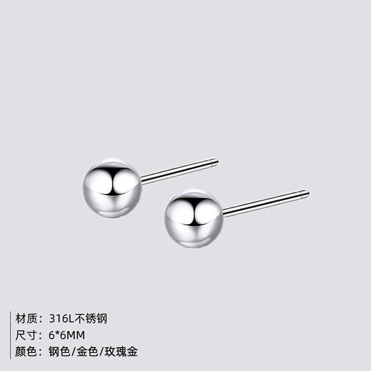 Simple Style Geometric Stainless Steel No Inlaid 14K Gold Plated Earrings display picture 4