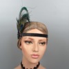 LowosaiWor Gatsby feather headpiece headgear set feather hair belt