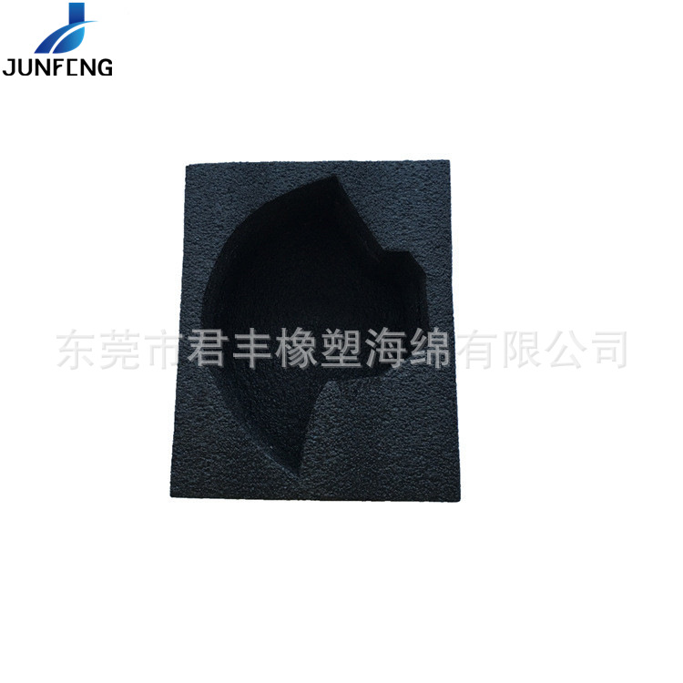 礼品盒包装托防潮装饰内衬黑色EPE加工成型佛山珍珠棉厂家