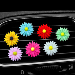Sunflower air outlet perfume clip car air conditioner decorative clip car aromatherapy clip cute car balm ornament