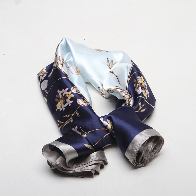 Women's Elegant Printing Satin Printing Silk Scarves display picture 3