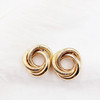 Fashionable metal matte earrings, European style, ebay