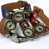 Retro capacious dial, belt, swiss watch